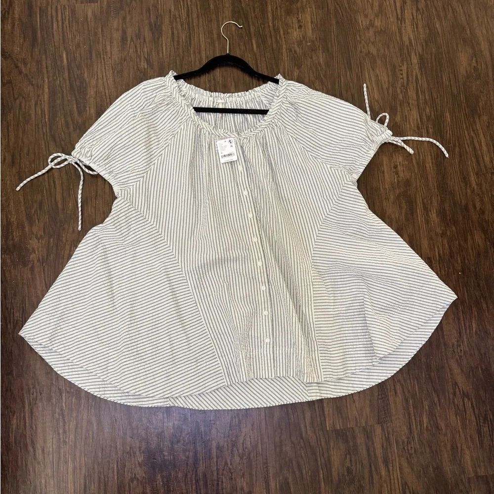 Free People Farley Striped tunic Dress - Picture 13 of 16